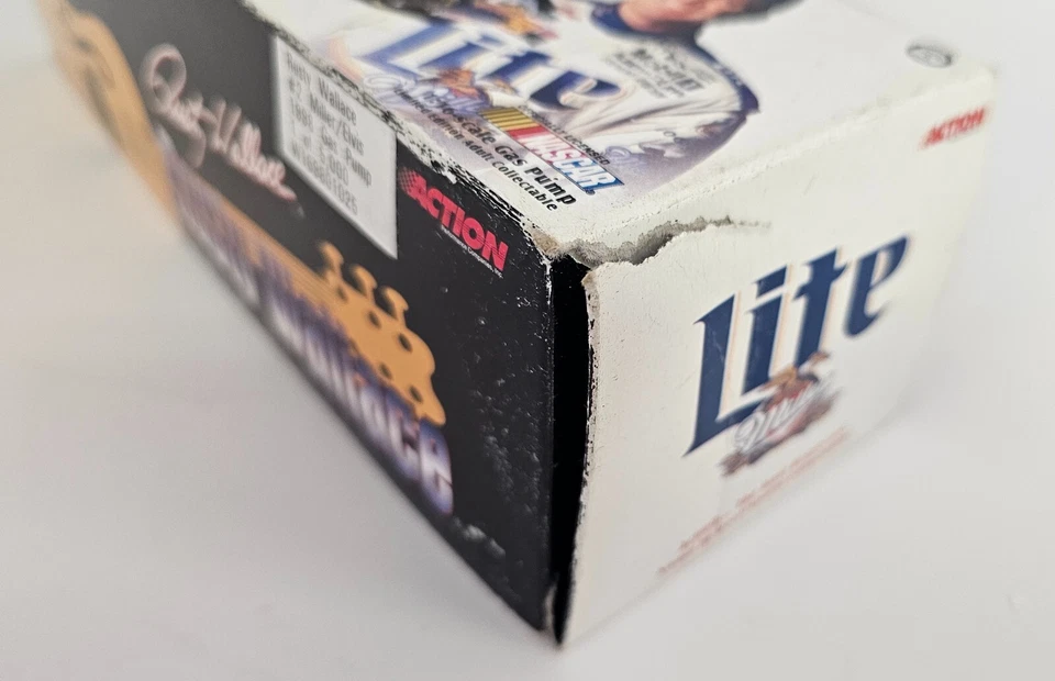 Banco de bomba de gas Wallace Miller Lite 1998 acción 1/16 oxidado Elvis Foto 3 de 4