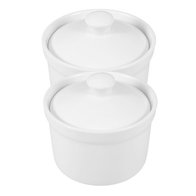 2pcs Ceramic Steamed Professional Onion Soup Bowls Egg