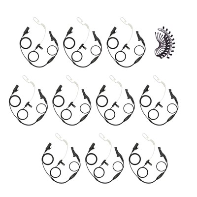 DGP8000 XiRP8200 Compatible 2-Wire FBI Earpiece for Motorola Two Way Radios