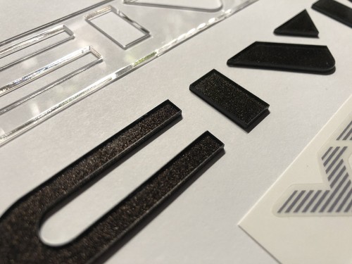 1988-1991 Honda EF Civic SiR Raised Letters Kit Vtec logo JDM - Picture 5 of 9