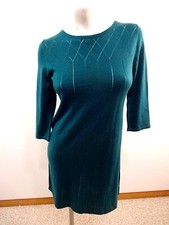  65 NWT SPENSE RAINFOREST GREEN MINI SWEATER DRESS SIZE PM