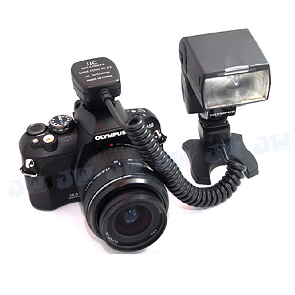 JJC 1.4m TTL Off Camera Flash Extension Cord Cable for Olympus Speedlite - Image 4 of 4