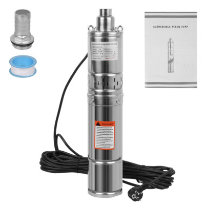 Brunnenpumpe 750W Tiefbrunnenpumpe - Sandverträglich Bis 40m Tiefe