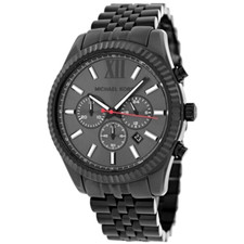 MICHAEL KORS Lexington MK8320 Black 45mm Men's Watch NEW MK Watch for MEN NEW