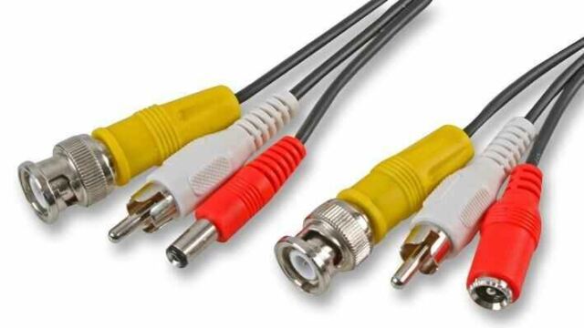 PRO SIGNAL - Cordon d'Alimentation Audio et Vidéo CCTV 5m PRO SIGNAL - Cordon d'Alimentation Audio et Vidéo CCTV 5m