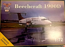 Sova-M/Amodel 1/72 Beechcraft 1900D Turboprop Airliner Northern Thunderbird Air