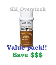 Medi-First Bandage Spray with Aerosol 3 Oz. Can 1 Each by Medique