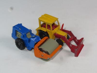 VINTAGE CORGI JUNIORS 3303 Tractor Bulldozer 600 and RayGo Rascal ...