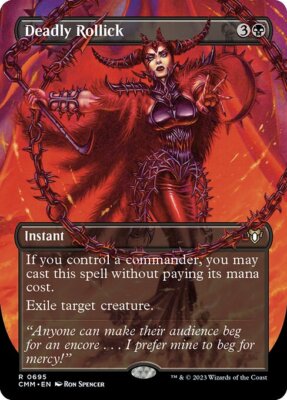 MTG DEADLY ROLLICK 695 FOIL EXC - TÖDLICHER HOBBY - CMM X EN - MAGIC