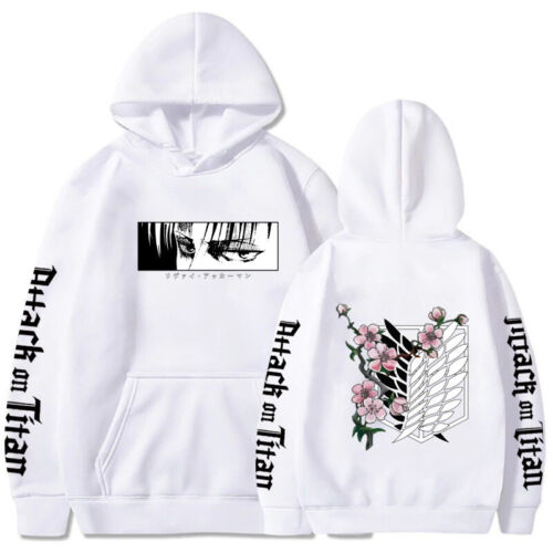 Attack on Titan schwarze Jacke Mantel Sweatshirts Pullover Hoodie Cosplay Kostüm - Bild 8 von 12