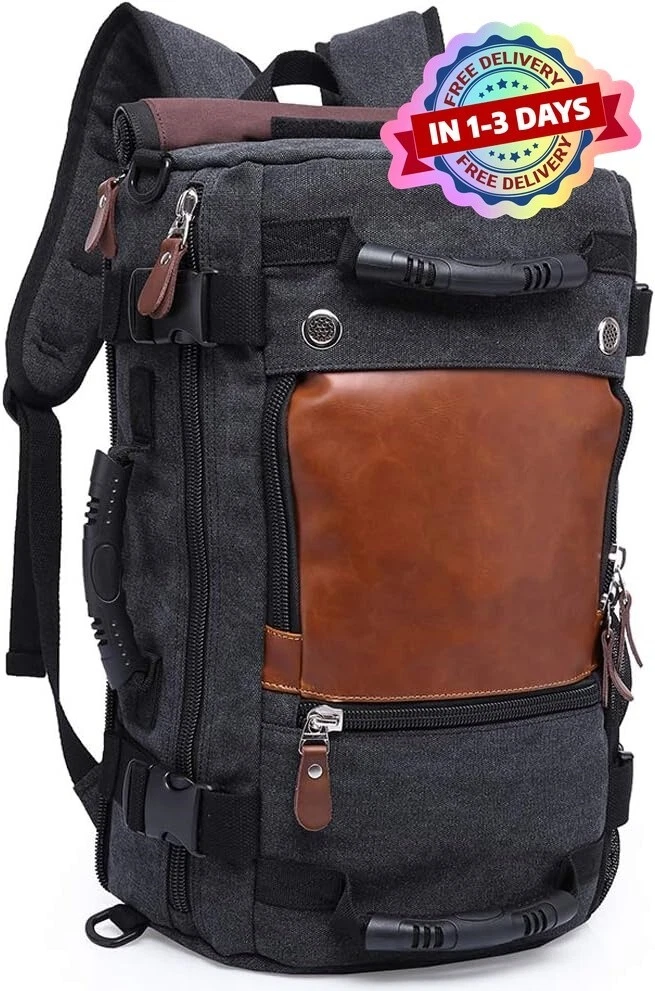 Mochila Bulto Salveque Para Hombre De Viaje Senderismo Escalada Contraagua