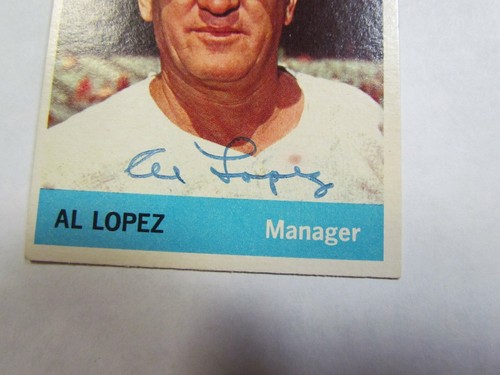 1964 Topps Al Lopez Autographed Signed Baseball Card - 第 2/3 張圖片