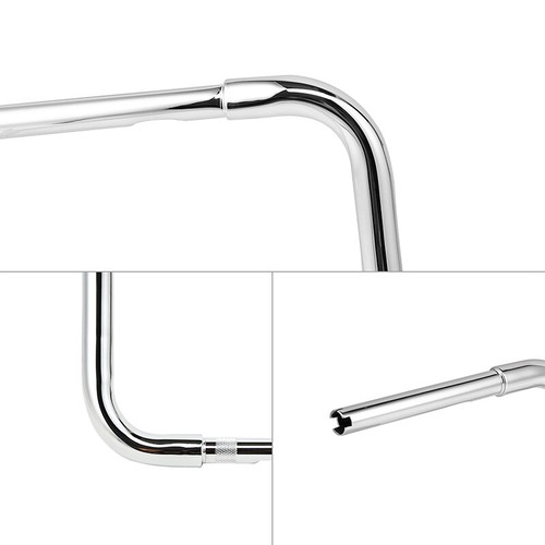 16" Rise Hanger 1 1/4" Handle Bar Fit For Harley Sportster XL Custom FXST FLST - Picture 6 of 9