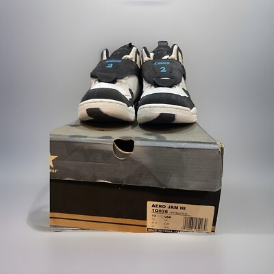 Converse Aero Jam Hi White Black Teal 'Grandmama' - Size 13 1Q026