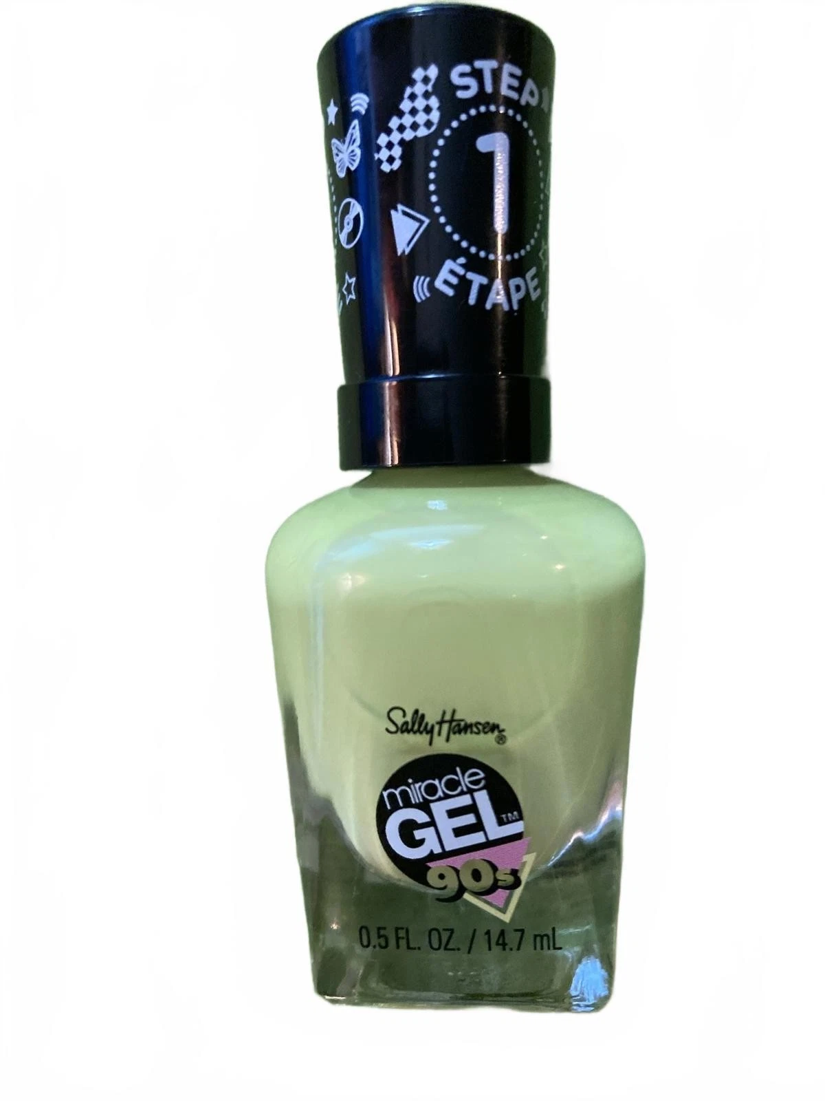 2 pack Sally Hansen Miracle Gel 90s Toadally Buggin' 890 Step 1 Nail Polish