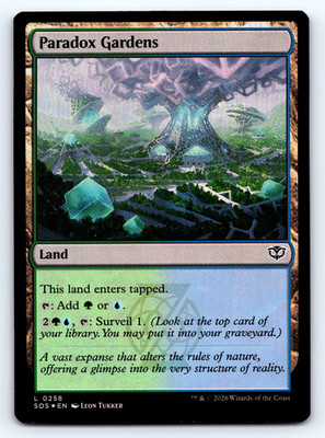 Paradox Gardens Land - Foil - Secrets of Strixhaven - MTG | eBay