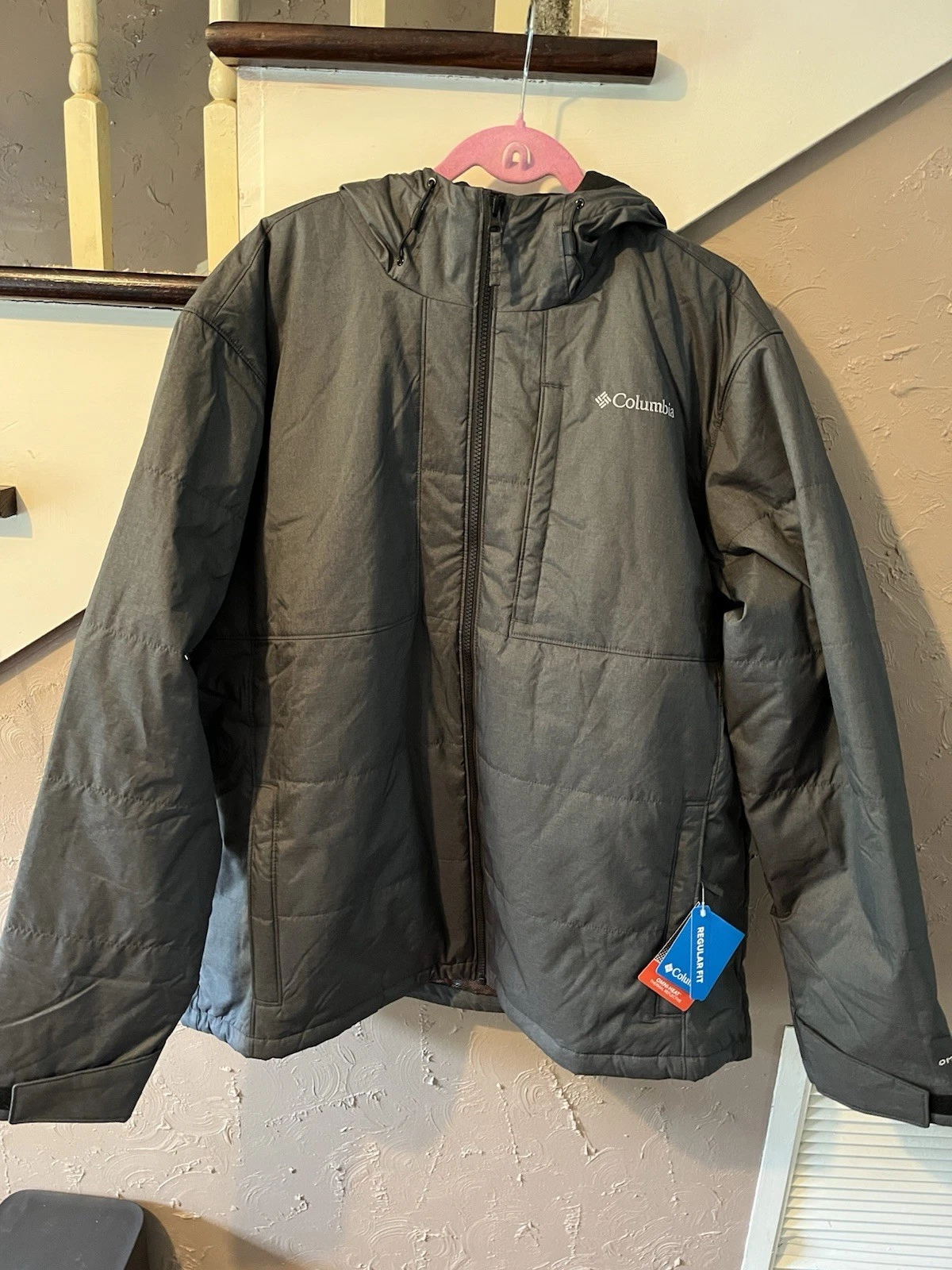 Columbia Montague Falls IIl Insulated Jacket SZ XL Omni Heat Thermal Reflective