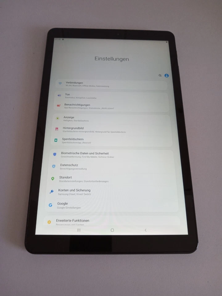 SAMSUNG GALAXY TAB A SM-T590 SCHWARZ TOP+VIELE EXTRAS+RECHNUNG+DHL VERSAND - Bild 3 von 4
