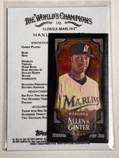 2024 Topps Allen & Ginter - Hanley Ramirez #113 Black Mini and Base