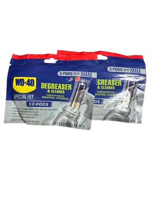 #ad WD 40 Specialist Degreaser and Cleaner EZ PODS Industrial Strength 2x 5 PACKS $15.99