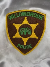 Vintage Willowbrook Police Patch Illinois