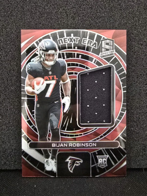 2023 Panini Spectra Bijan Robinson Next Era Relic #/75 - Rookie - Falcons