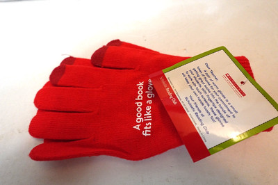 Scholastic Books Red Knitted Teacher's Gift Gloves (Reading Club)