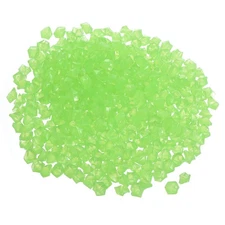 1000pcs Glow Rocks 8-10mm Decoration Pebbles Luminous Stones Decor Dark Green