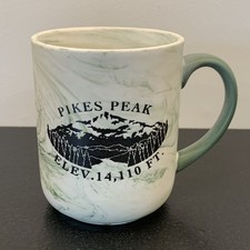 Colorado Mug Pikes Peak Mountain Trees Green ...