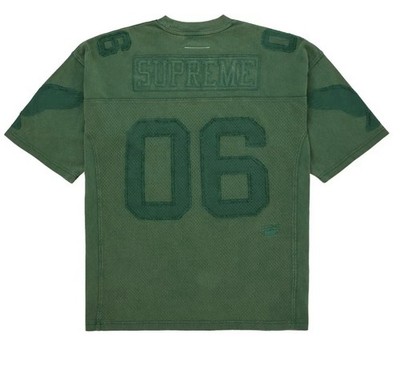 Supreme®/MM6 Maison Margiela Cotton Football Jersey Green Size