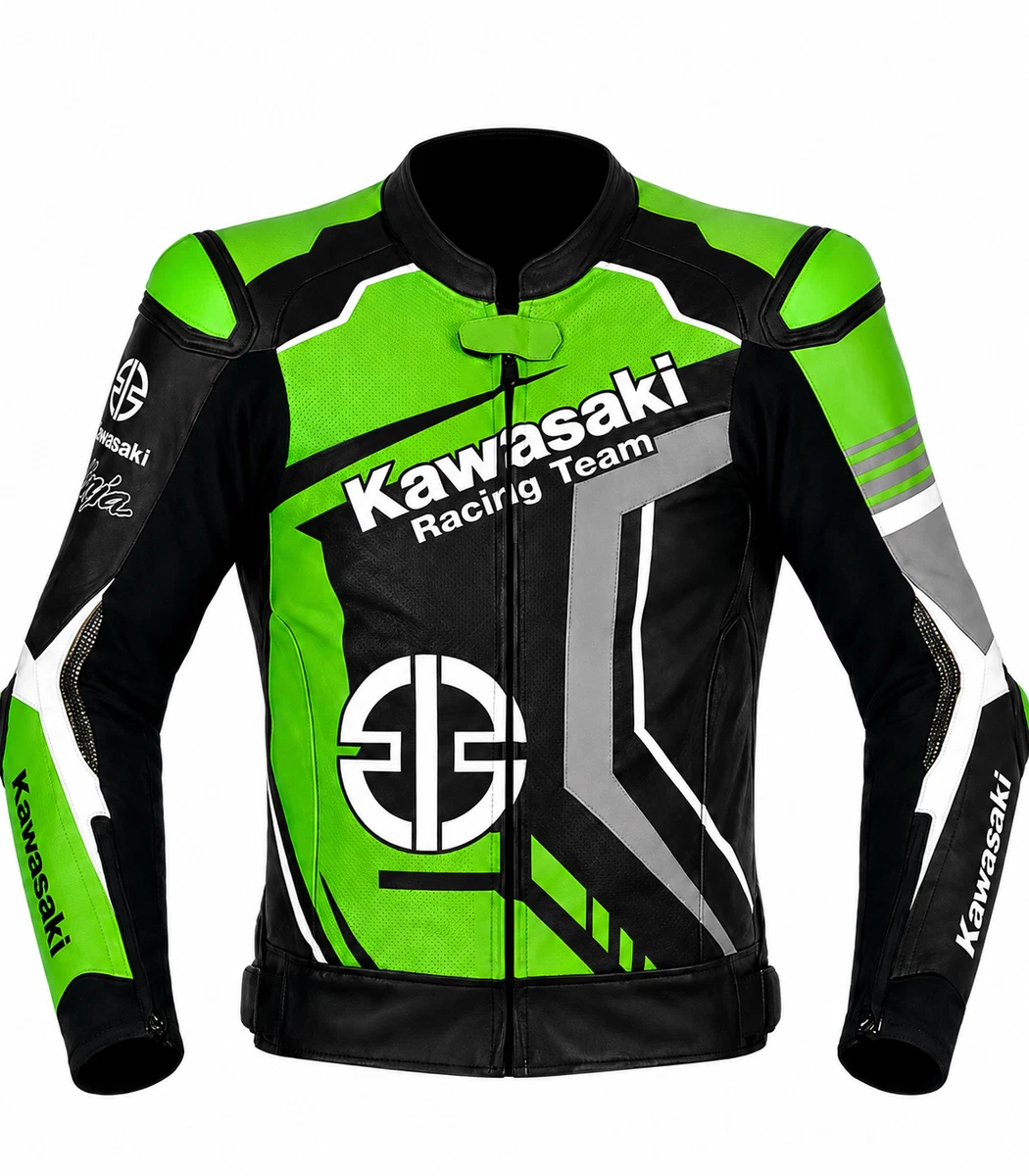 Leather Kawasaki Motorcycle Jackets for sale | eBay