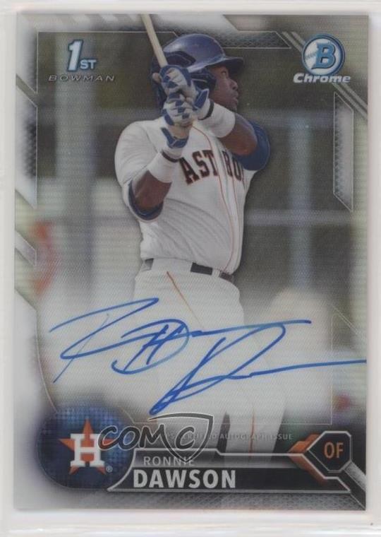 2016 Bowman Draft Chrome Pick Refractor 170/499 Ronnie Dawson #CDA-RD Auto fm0