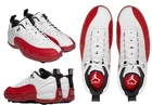 Nike Air Jordan 12 Retro Golf Shoes Cherry Red Edition Sneakers Men New Trainers