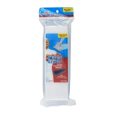 #ad #ad Mr. Clean Magic Eraser Extra Power Floor Mop Refill Head White blue $14.29