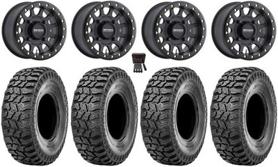 Method 401 Bdlk 15'' Wheels Bk 4+3 33'' Ridge Saw 2.0 Tires RZR XP 1000 / PRO XP