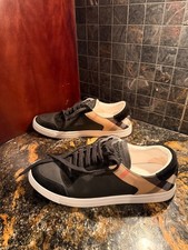 Zapatillas de diseñador Burberry Low-Top negras - Para hombre 12 - Como nuevas