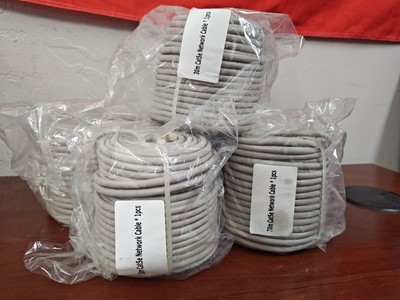 LOREX OEM Cat 5e Ethernet Network Cable Camera Grey 30m 100ft New  Sealed