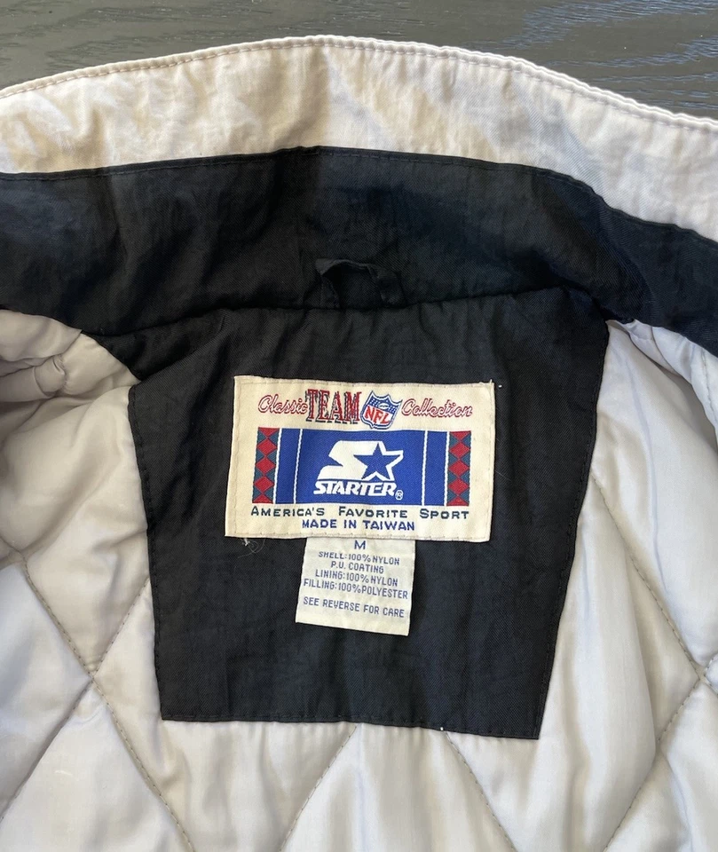 Chaqueta Star Star Star Star de Los Angeles Raiders de Colección Años 90 Talla Mediana JUVENTUD  Foto 3 de 4