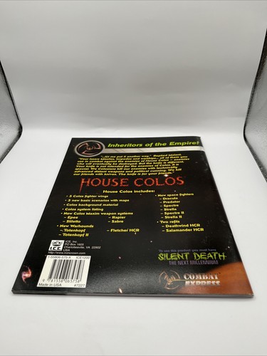 House Colos Silent Death The Next Millennium RPG Sourcebook ENVÍO GRATUITO - Imagen 3 de 7