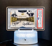 Paul Hornung & Daryle Lamonica  2014 Upper Deck Exquisite Ensemble Signatures