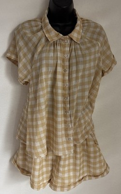 Cleobella x Arrows & Bow Organic Cotton Top and Shorts M
