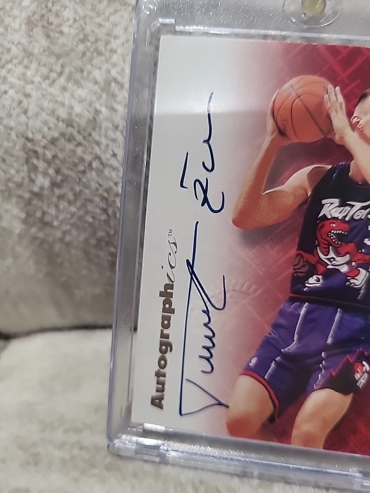 1996-97 Skybox Premium - Autographics Zan Tabak Blue Ink (AU) - Image 4 of 4