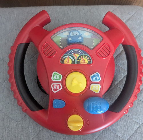 Playgo Toys Steer and Learn Interactive Educational Driving Toy-English/French