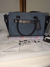 COACH Denim Band Bag Shoulder Bag