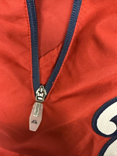 MLB Majestic Men’s Washington Nationals Windbreaker Shirt XL *See Description - Picture 4 of 14