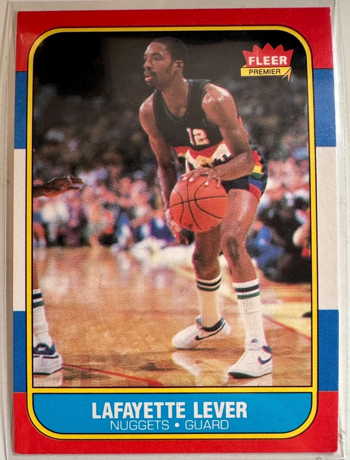 1986-87 Fleer - Lafayette ‘Fat’ Lever #63 Denver Nuggets
