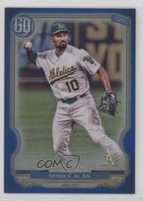 2020 Topps Gypsy Queen Box Topper Chrome Blue Refractor 18/99 Marcus Semien 14ez