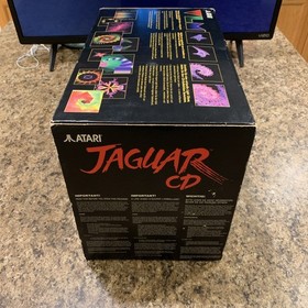 Atari Jaguar Console and Atari cd player CIB!