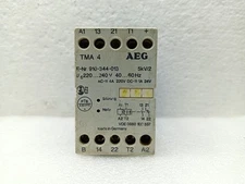 Aeg Tma 4 Overload Protection Relay 910-344-013 Us: 220…240v 40…60hz