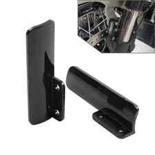 Black Pair Front Fork Guard Cover For Harley CVO Street Road Glide 117 121 23-25